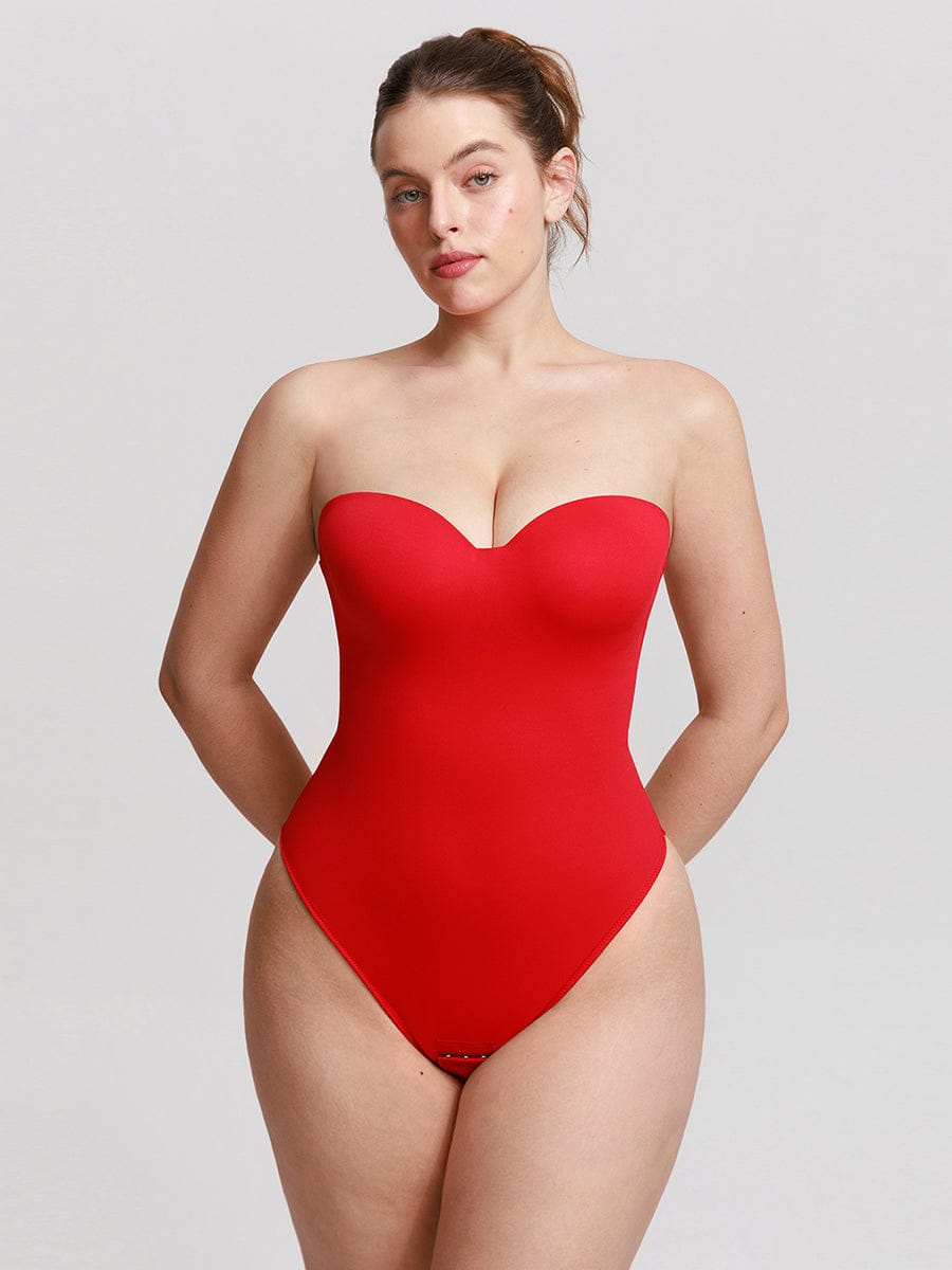 SculptFit Strapless Waist Shaping Bodysuit