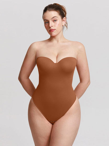 SculptFit Strapless Waist Shaping Bodysuit