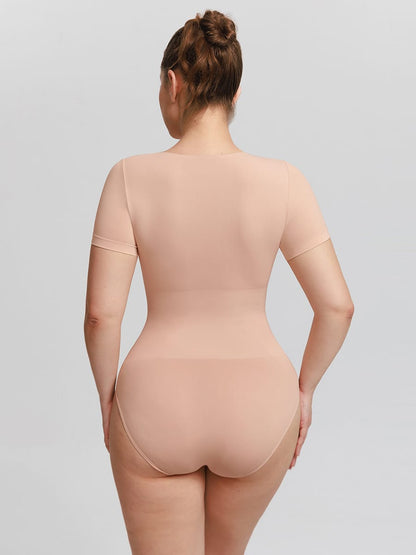 Buttery-Soft Seamless Scoop-Neck Tummy Control Bodysuit