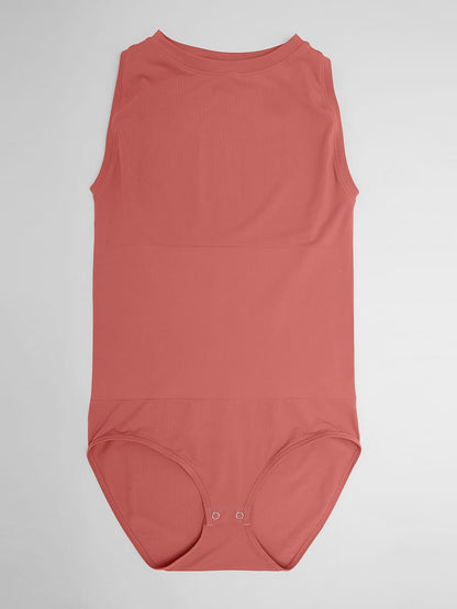 Buttery-Soft Seamless Scoop-Neck Tummy Control Bodysuit