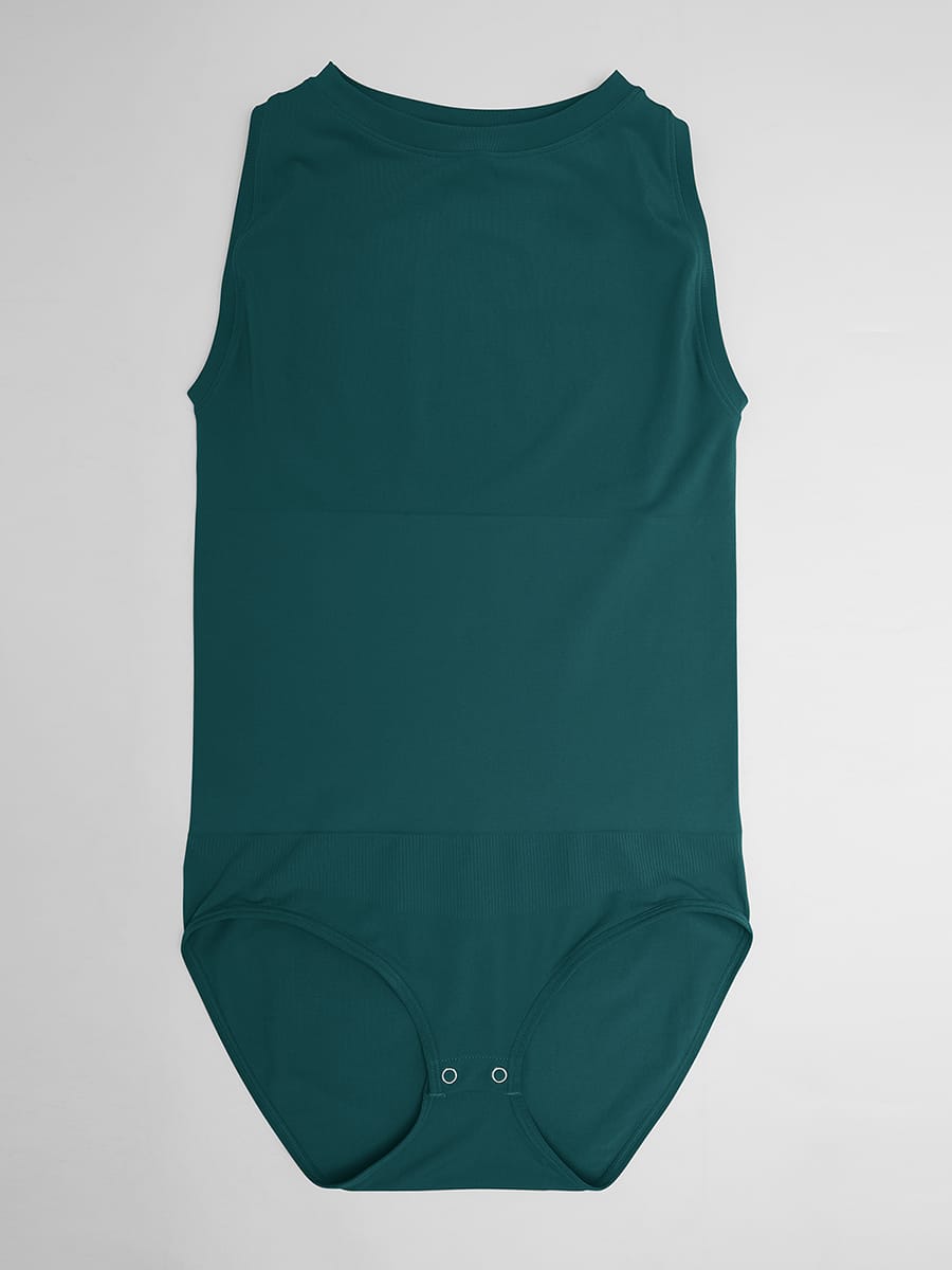 Buttery-Soft Seamless Scoop-Neck Tummy Control Bodysuit