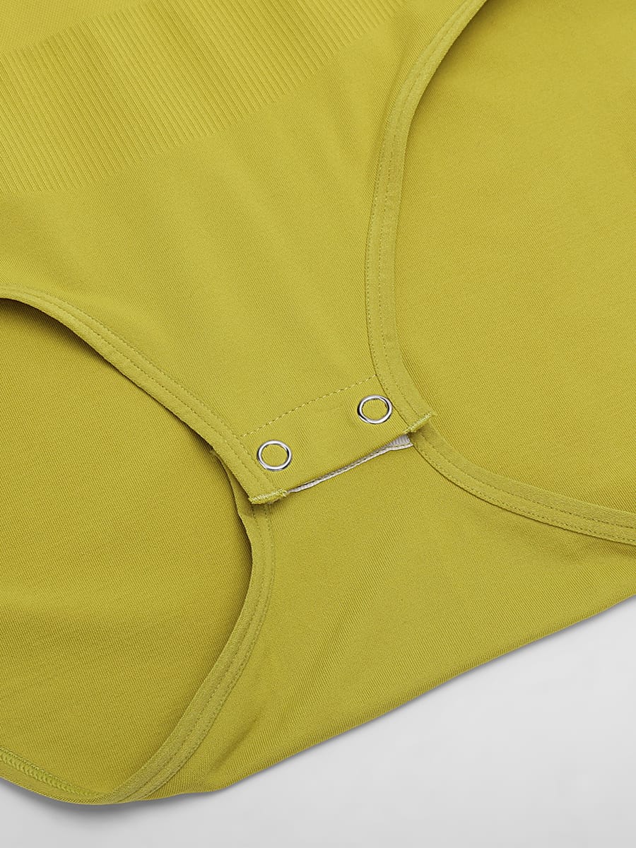 Buttery-Soft Seamless Crew-Neck Tummy Control Bodysuit