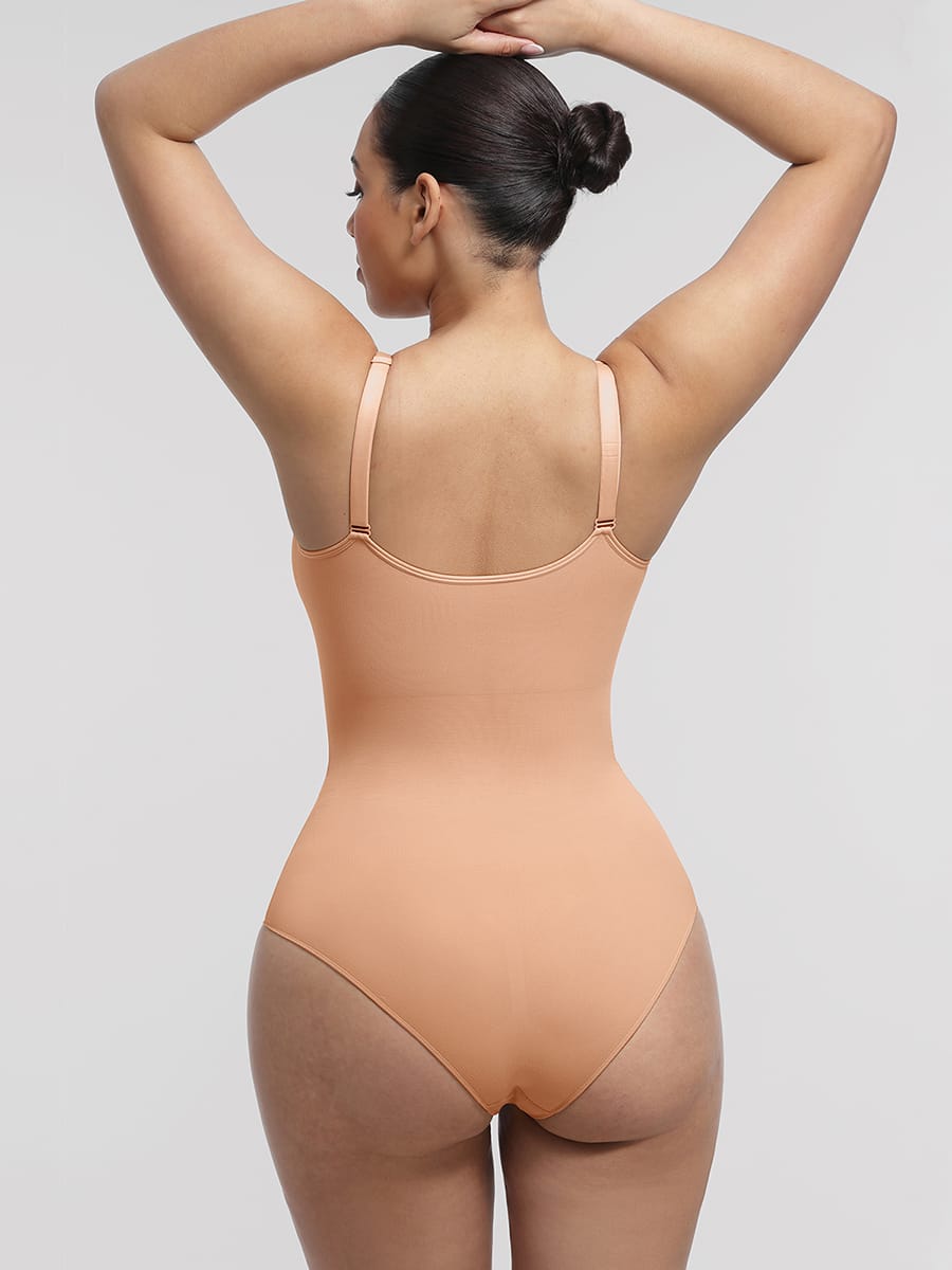Seamless Chest Support Waist Control Shapewear Bodysuit
