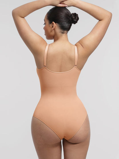 Seamless Chest Support Waist Control Shapewear Bodysuit