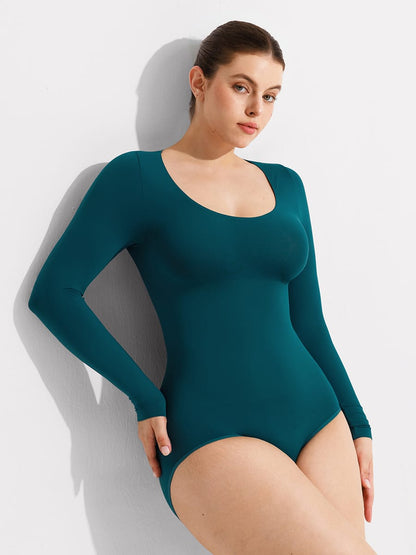 Butter-Soft Scoop-Neck Tummy Control Bodysuit