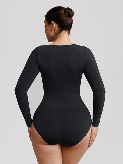 Butter-Soft Scoop-Neck Tummy Control Bodysuit