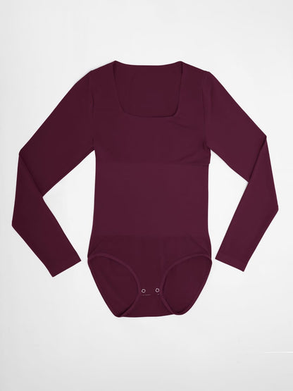 Butter-Soft Scoop-Neck Tummy Control Bodysuit