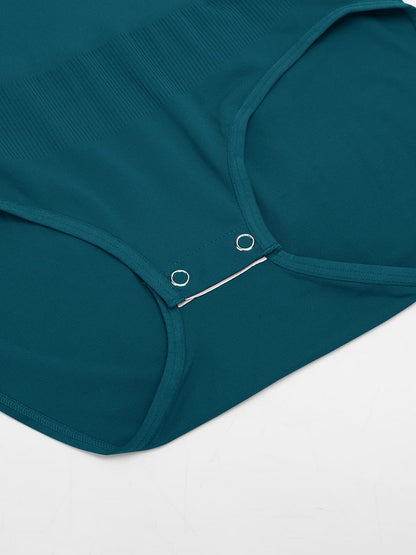 Buttery-Soft Seamless Scoop-Neck Tummy Control Brief Bodysuit