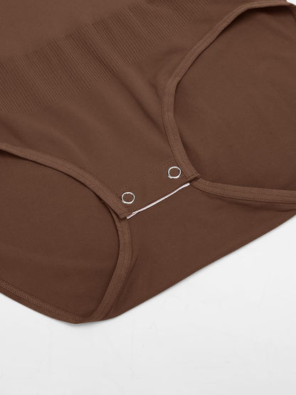 Buttery-Soft Seamless Scoop-Neck Tummy Control Brief Bodysuit