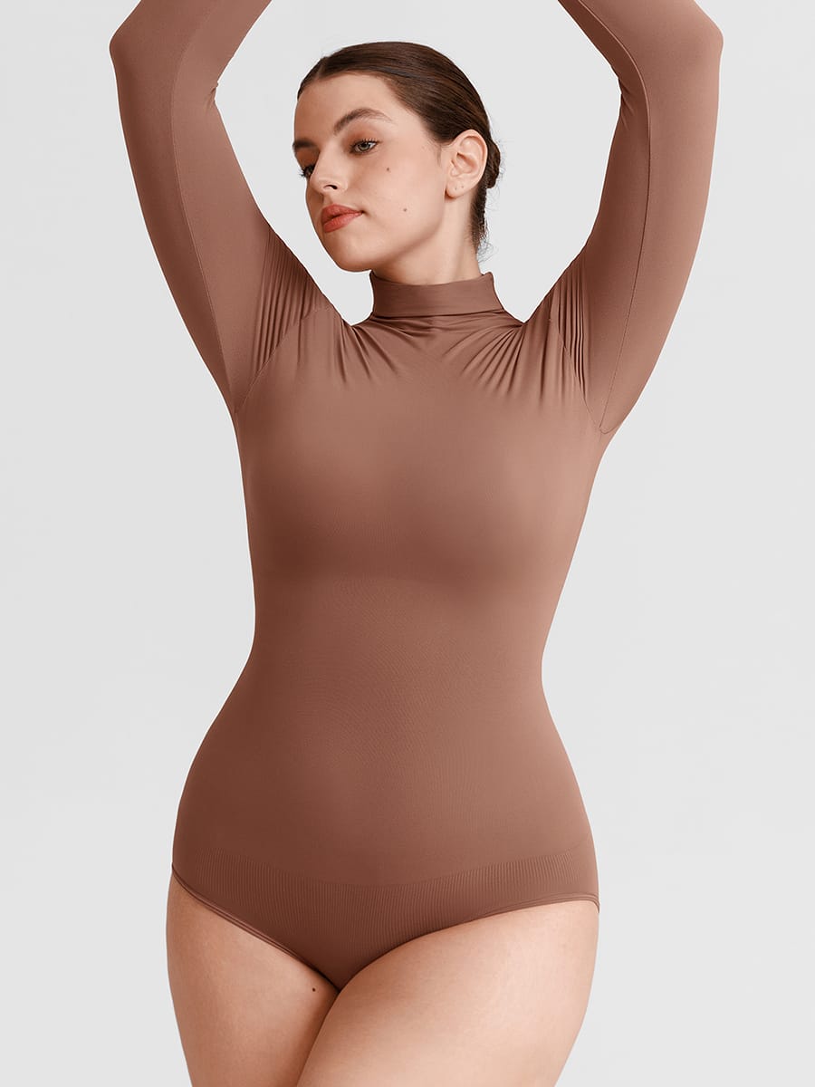 Buttery-Soft Seamless Snap-Crotch Second-Skin Bodysuit