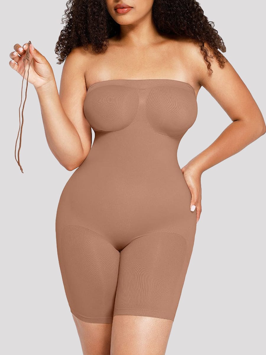 Strapless Butt-Lifting Tummy Control Shapewear