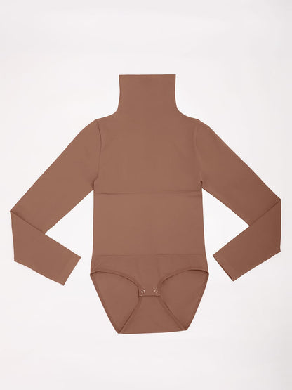 Buttery-Soft Seamless Snap-Crotch Second-Skin Bodysuit