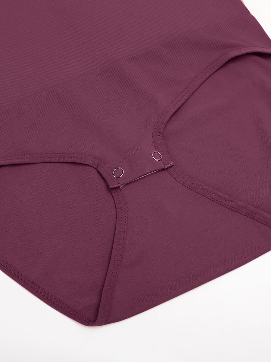 Buttery-Soft Seamless Snap-Crotch Second-Skin Bodysuit