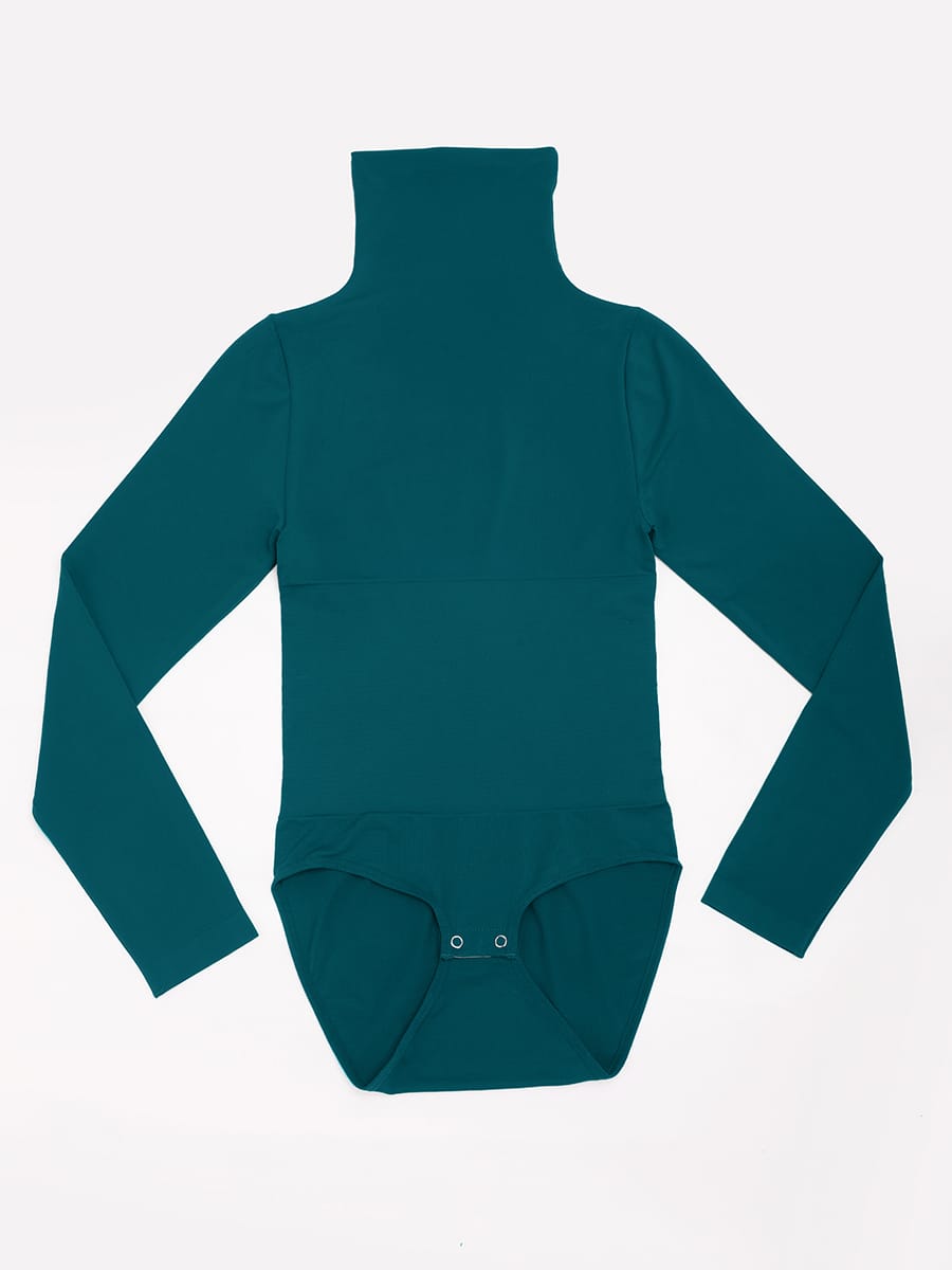 Buttery-Soft Seamless Snap-Crotch Second-Skin Bodysuit