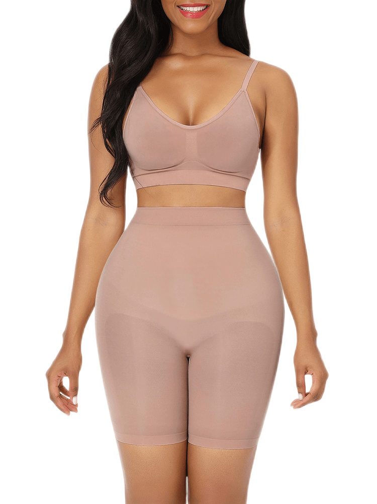 Wholesale Unbelievable Black High Waist Butt Lifter Shapewear Shorts Slimmer