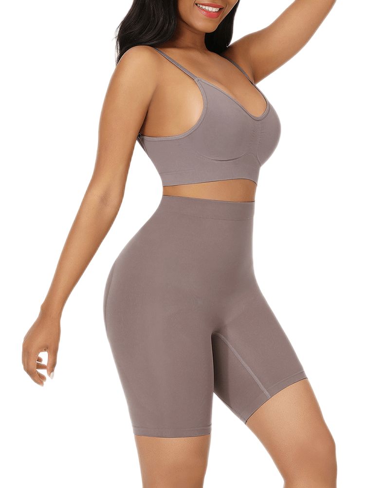 Wholesale Unbelievable Black High Waist Butt Lifter Shapewear Shorts Slimmer
