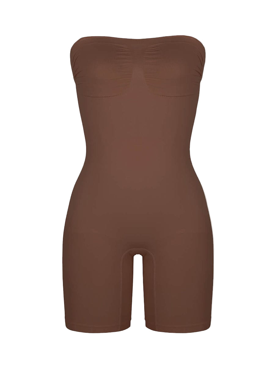 Wholesale Seamless Sculpt Strapless Shorts Butt Lift Shapewear