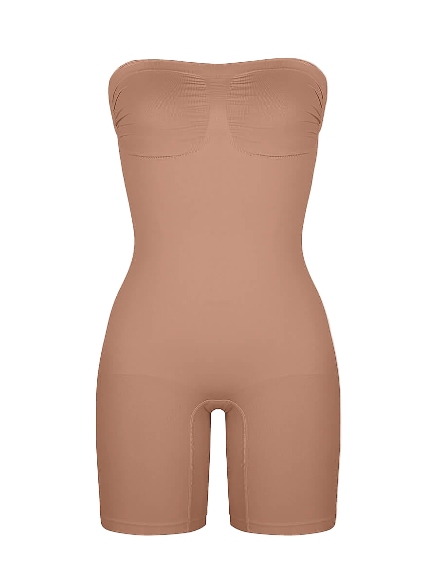 Wholesale Seamless Sculpt Strapless Shorts Butt Lift Shapewear