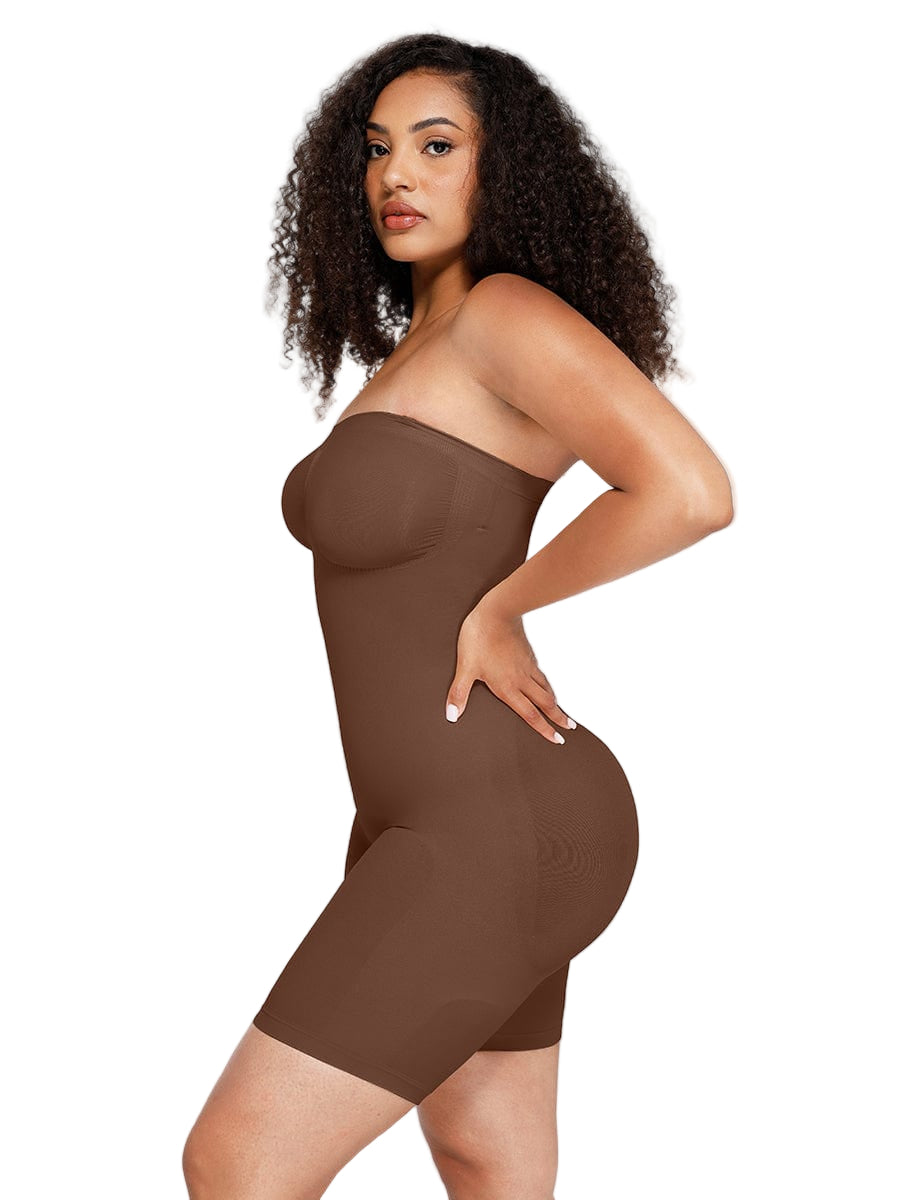 Wholesale Seamless Sculpt Strapless Butt Lifting Tummy Control Shapewear