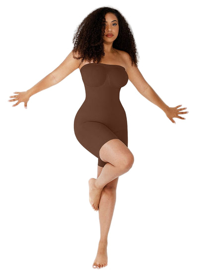 Wholesale Seamless Sculpt Strapless Butt Lifting Tummy Control Shapewear