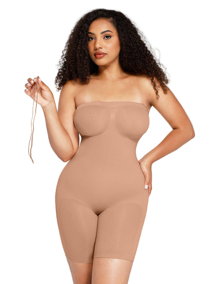 Wholesale Seamless Sculpt Strapless Butt Lifting Tummy Control Shapewear