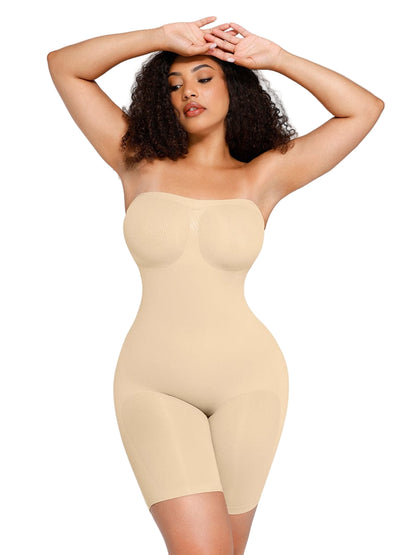 Wholesale Seamless Sculpt Strapless Butt Lifting Tummy Control Shapewear