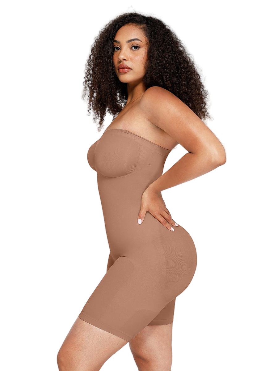 Wholesale Seamless Sculpt Strapless Butt Lifting Tummy Control Shapewear