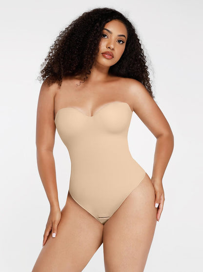 SculptFit Strapless Waist Shaping Bodysuit