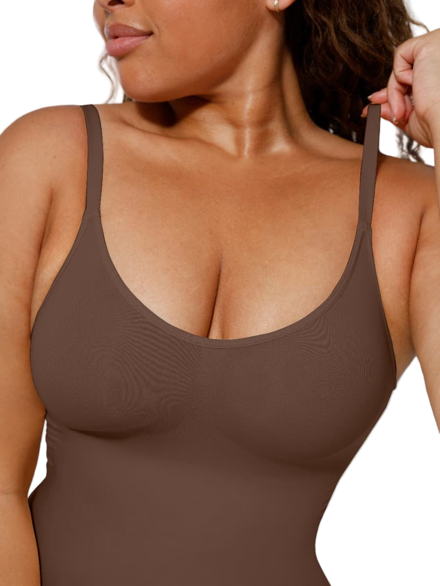 Wholesale Seamless Scultp Covered Open-Back Boxer With Covered Chest