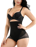 Super Trendy Black Elatic Waist Two Plastic Boned Big Size Butt Lifter