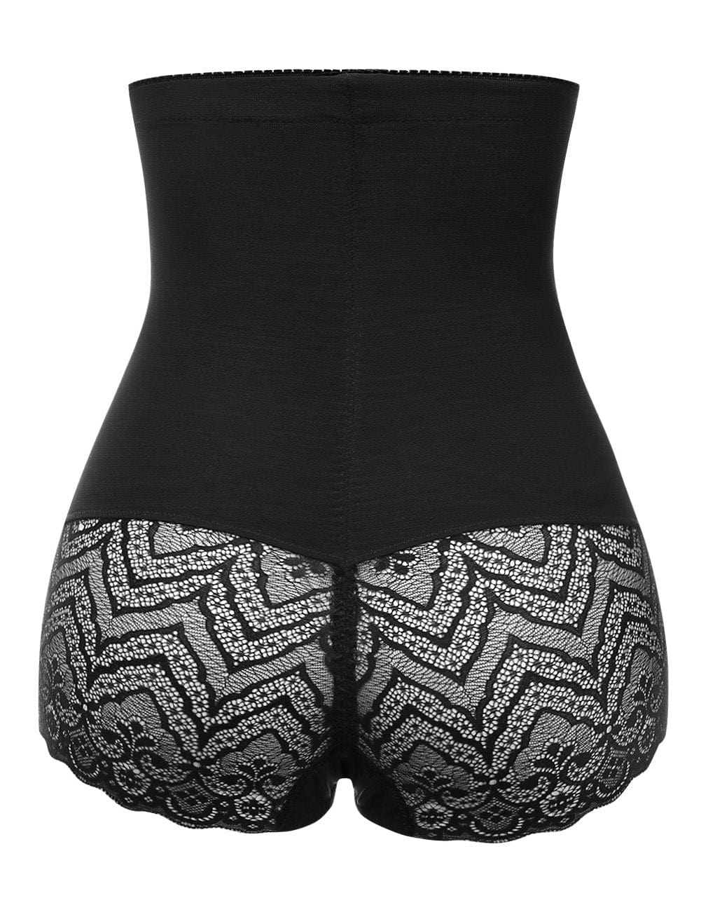 Super Trendy Black Elatic Waist Two Plastic Boned Big Size Butt Lifter