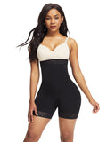 Comfort Black Lace Trim High Waist Shapewear Shorts Versatile Item