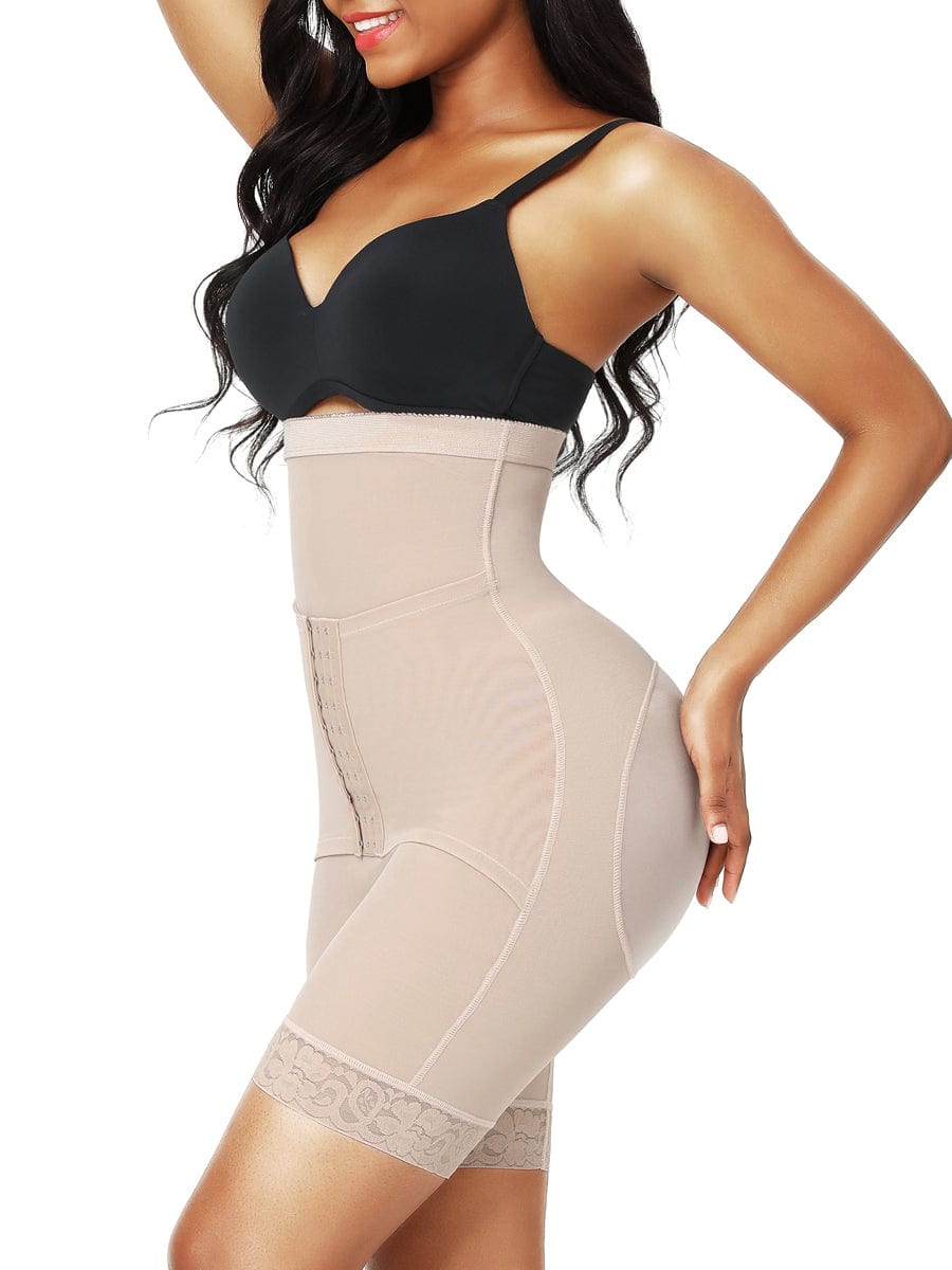 Wholesale Necessary Black Panty Shaper 2 Plastic Bones Crotchless Tummy Trimmer