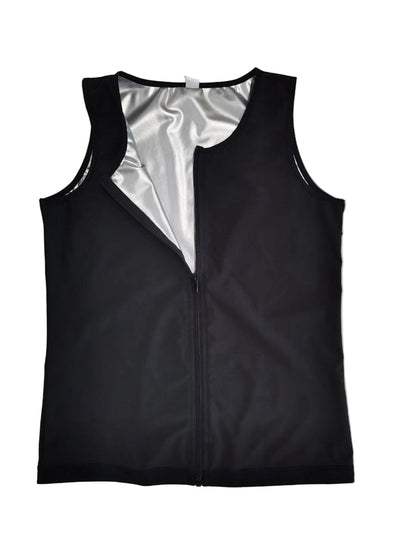 Wholesale Blue Men Plus Size Shpaewear Tank Zipper For Running