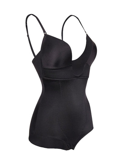 Front U-Style Tummy Control Shapewear Bodysuit