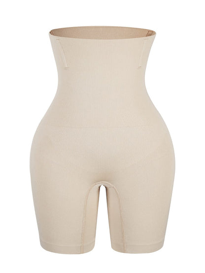 Wholesale Black Seamless High Waist Mid-Thigh Shaper Shorts Instantly Slims