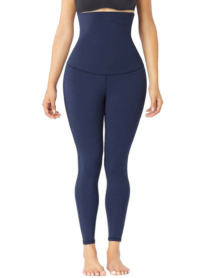 Wholesale Black High Waist Solid Color Pants Shaper Flatten Tummy