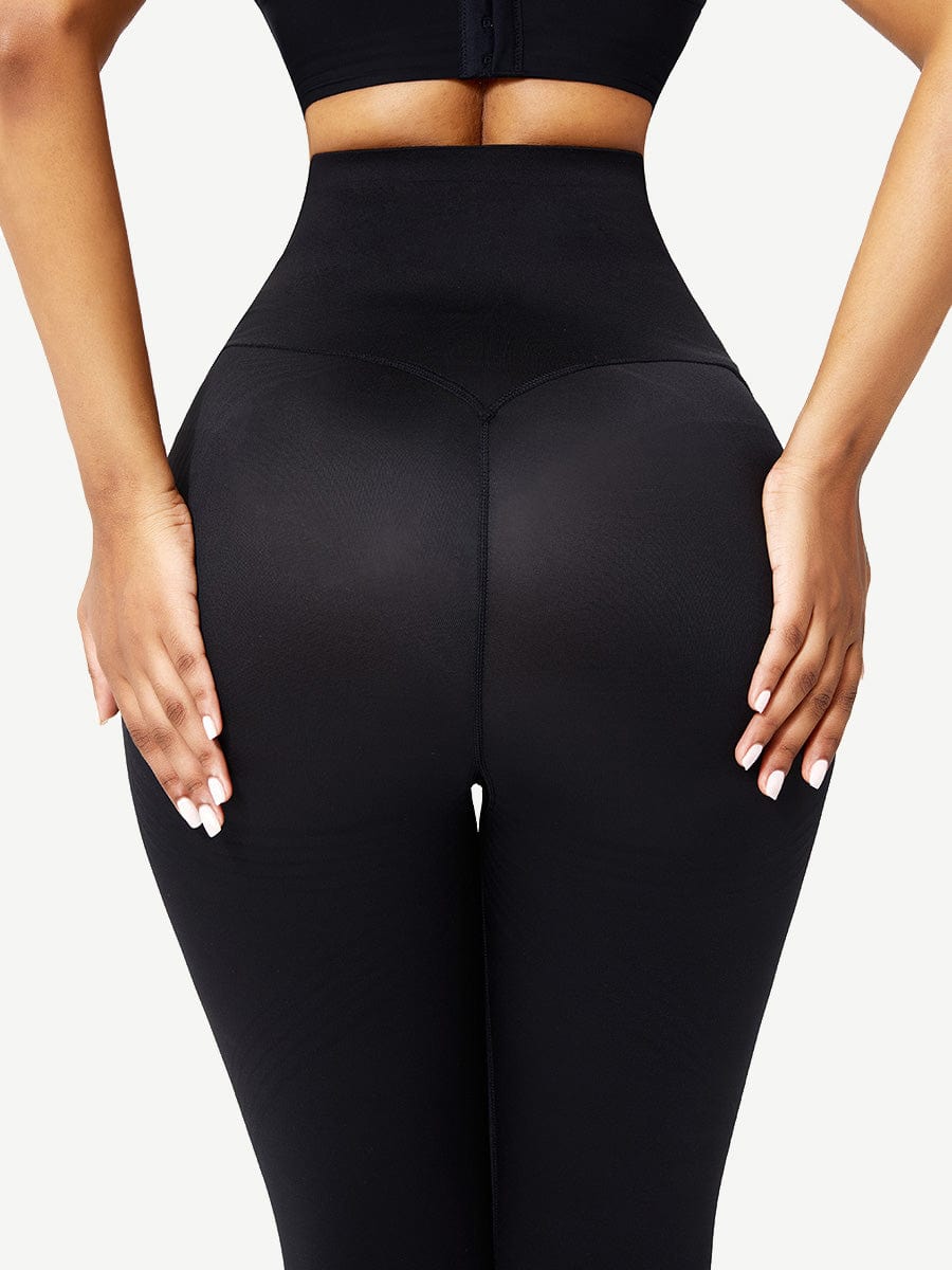 Seamless High-Waisted 3D Print Curve-Smoothing Leggings