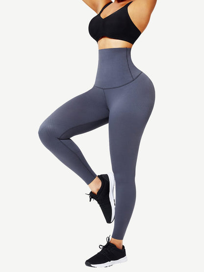Seamless High-Waisted 3D Print Curve-Smoothing Leggings