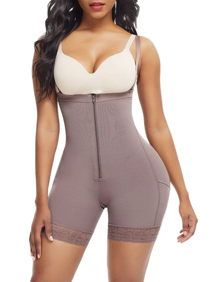 Wholesale Big Size Full Body Shaper Post-surgical Buttock Lifter Detachable Straps