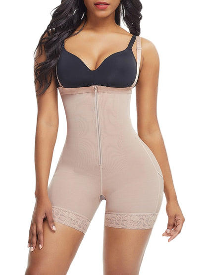 Wholesale Big Size Full Body Shaper Post-surgical Buttock Lifter Detachable Straps
