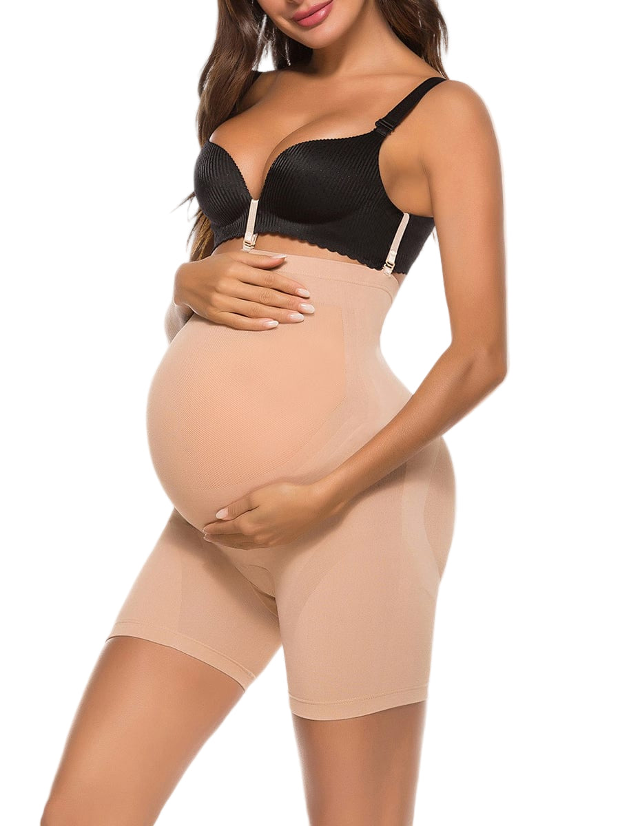 Wholesale Perfect Curves Black Seamless Pregnant Shaper Sheer Mesh Super Trendy