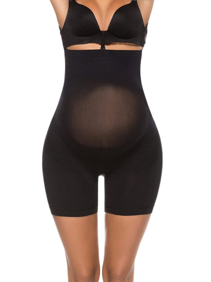 Wholesale Perfect Curves Black Seamless Pregnant Shaper Sheer Mesh Super Trendy