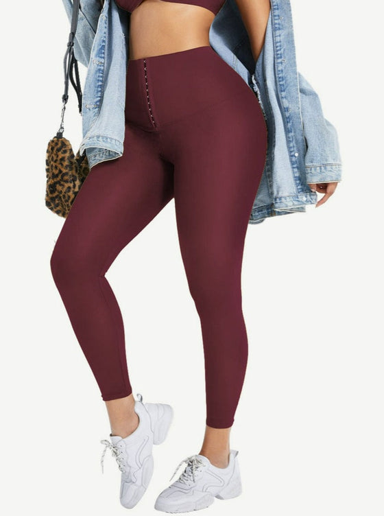 High-Waisted Full-Length Shaping Pants