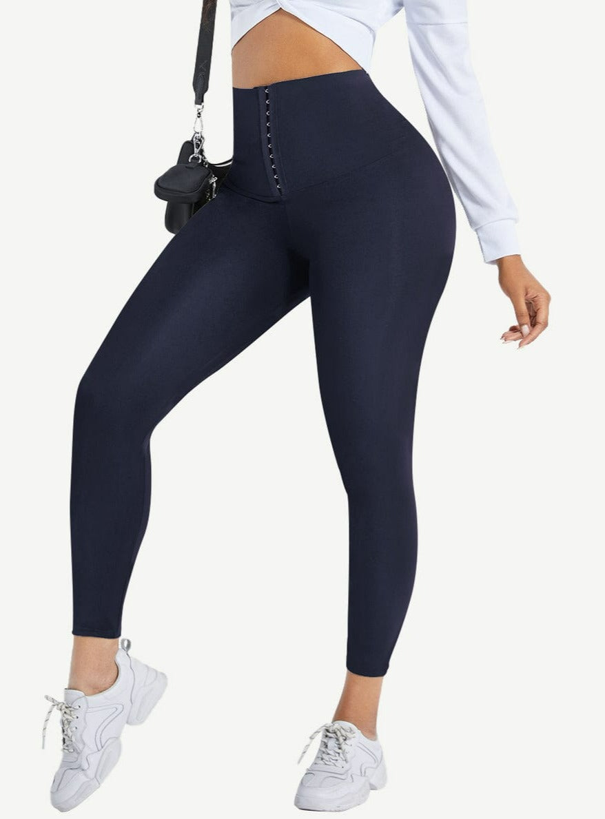 High-Waisted Full-Length Shaping Pants