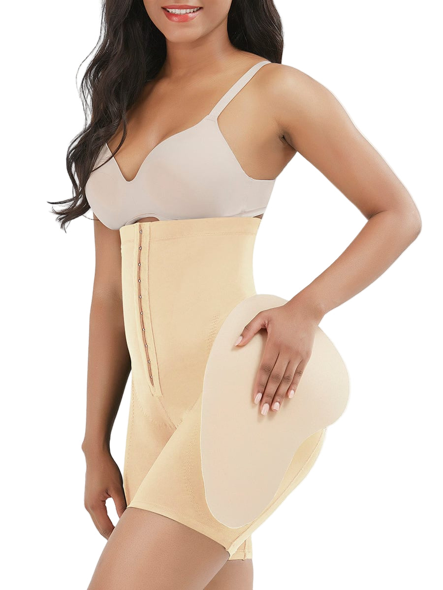 Wholesale Medium Control High Waist Panty Shaper With Pads For Workout