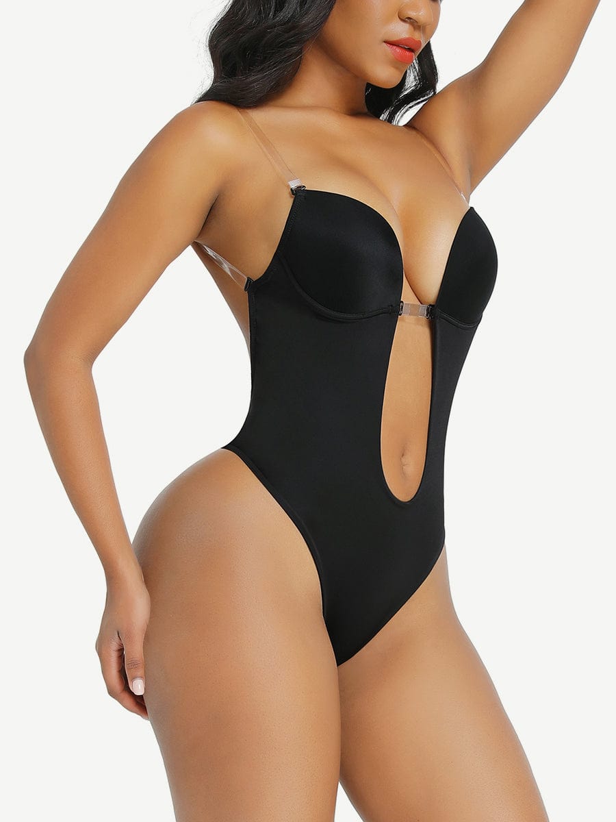 Wholesale Backless U Plunge Seamless Wedding Bridal Bodysuit Shapewear