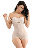 Black Queen Size Hook Front Mesh Hiphugger Body Shaper Sleek Curves