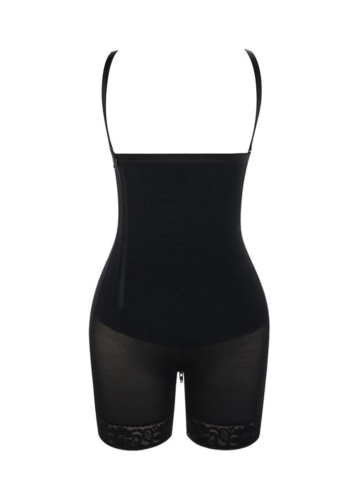 Wholesale Pretty Detachable Straps Side Zip Faja Body Shaper