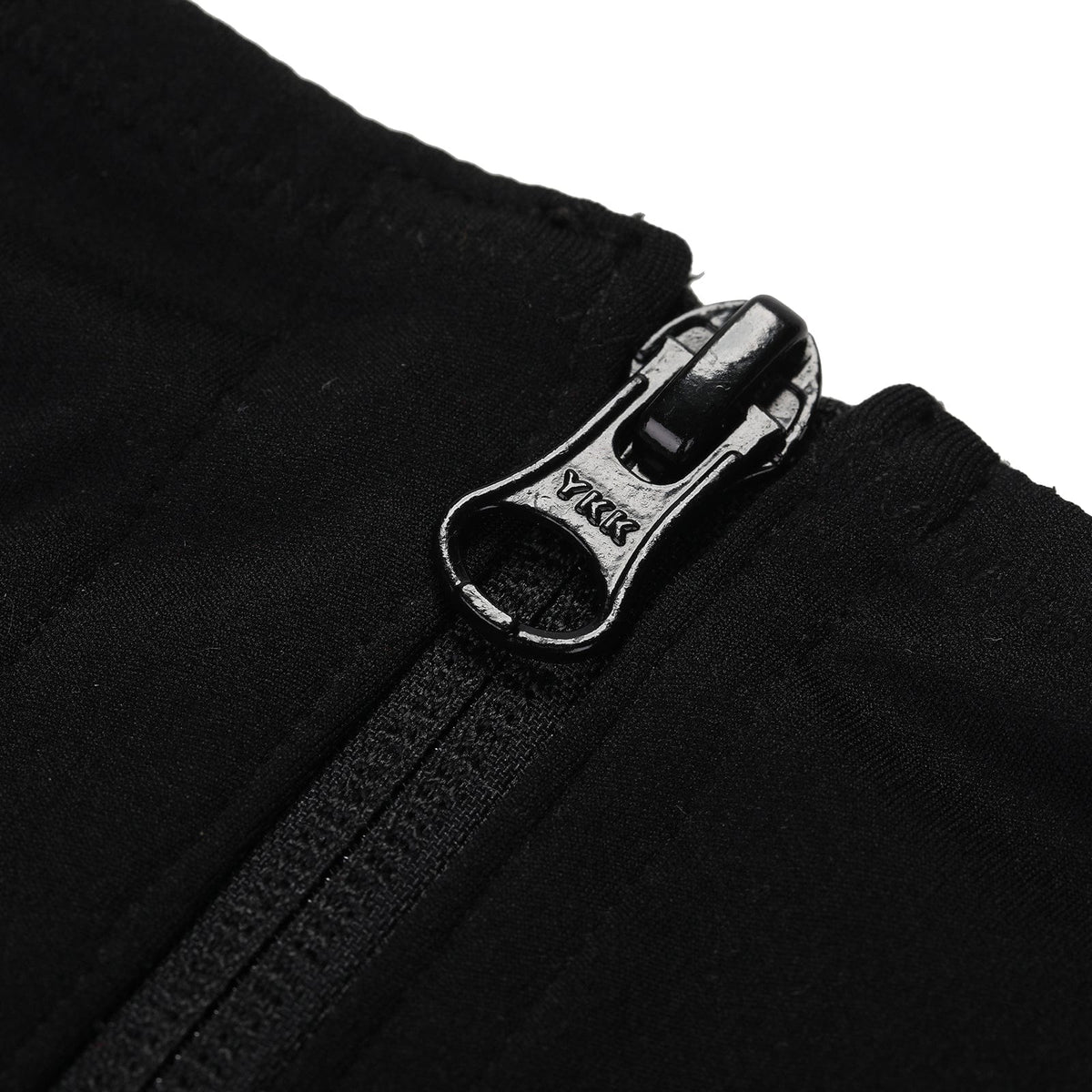 Black 2-in-1 Zip Waist Trainer Shaping Leggings